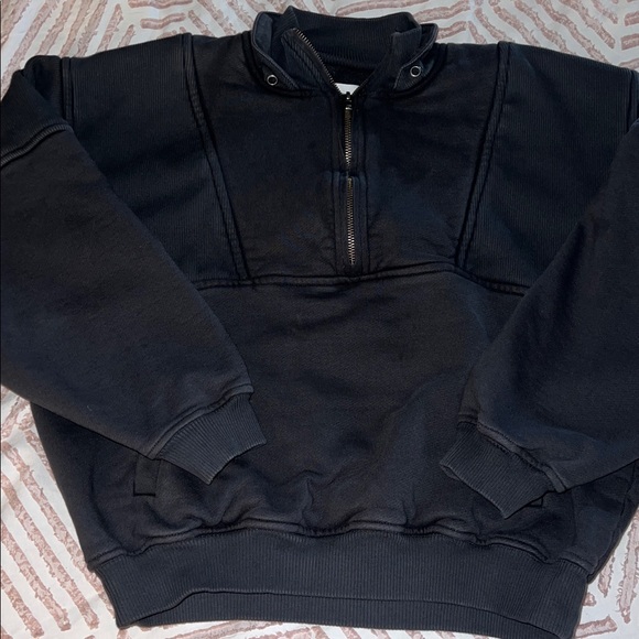 Joah Brown Luxe French Terry Retro 1/2 Zip - Picture 4 of 12